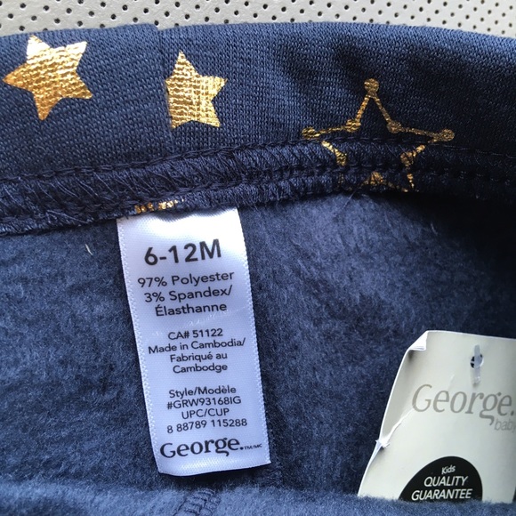 3 for 20$ NWT fleece legging for baby girl - Picture 3 of 3